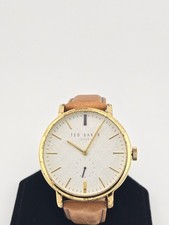 Ted Baker Hamilton Quartz Leather Band Used M...