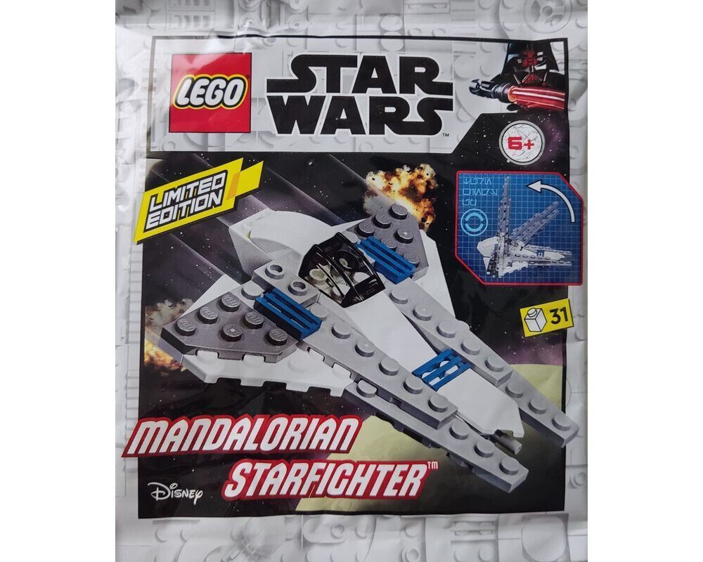 LEGO Mandalorian Starfighter Star Wars Foil Pack 912287 Set Mini Limited  Edition