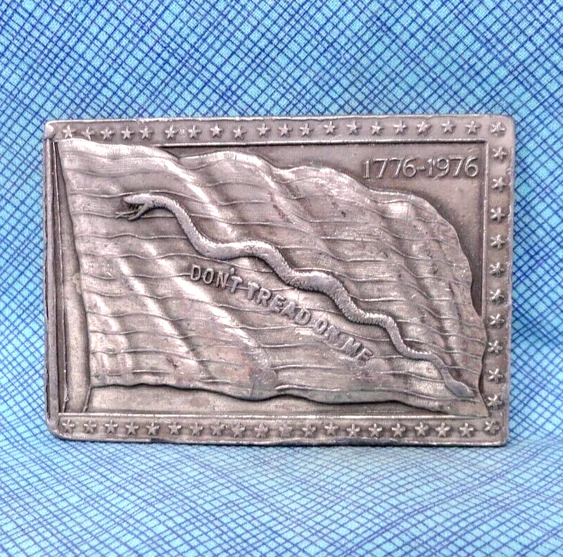 Dont Tread On Me Hebilla de Cinturón Liberty Freedom Gadsden De Colección Años 70 Bergamota .QRT823 Foto 2 de 4