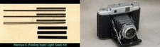3kit Mamiya 6 Camera Body Light Seal Adhesive Replacement Form Japan Made Repair