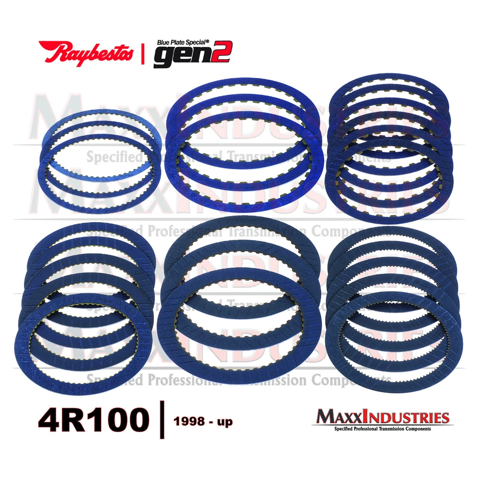 4R100 Transmission HP Friction Clutch Kit GEN 2 Blue 1998-ON Raybestos RCPBP-40 - Image 2 of 4