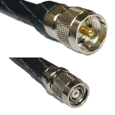 RFC400UF PL259 UHF Male to RP-TNC MALE Coaxial RF Cable USA-Ship Lot