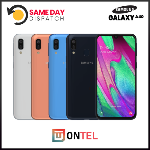 Samsung Galaxy A40 (SM-A405FN) 64GB -Dual Sim- Unlocked-Grade A+ Condition - Afbeelding 2 van 6
