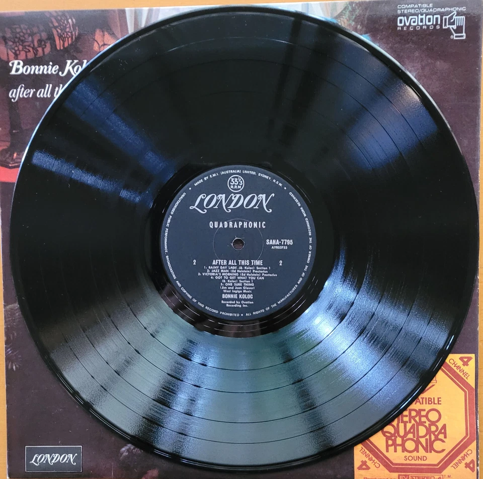 BONNIE KOLOC – AFTER ALL THIS TIME - Quadraphonic - Image 3 of 4