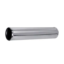 3 in Straight Intercooler Pipe Air Intake Hose Aluminum Alloy Tube Silver 30 cm