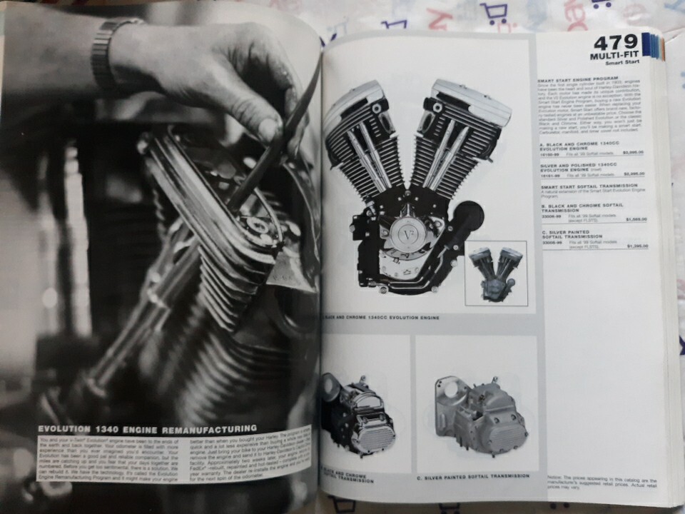 2001 Harley Davidson Catalog Genuine Motor Accessories and Parts eBay