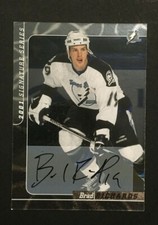 Brad Richards signed 2000-01 BAP Signature Series Rookie Auto Hockey card #219 8