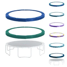 Replacement Trampoline Safety Pad Foam Surround Spring Cover Padding, Blue Green