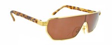 New Authentic Luigi Batani LB 197 COL. ORO 80s Italy Vintage Gold Sunglasses NOS