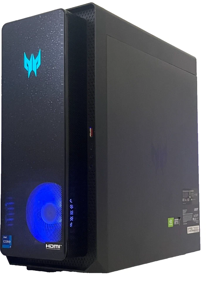 Acer Predator PO3-640 Intel i7-12700 16Gb RAM 512GB SSD 1TB HDD 12GB RTX 3060 - Image 4 of 4