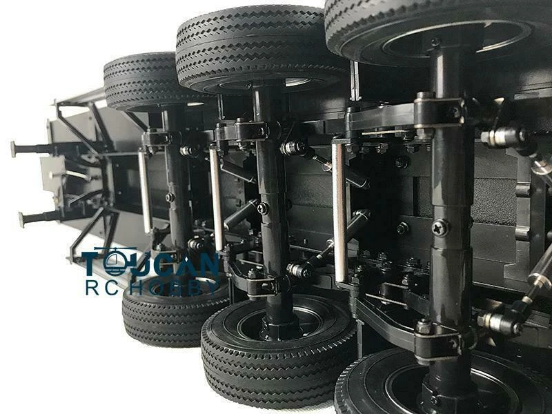 1/14 TOUCANRC Chassis Flatbed Trailer for Tamiya RC Truck KIT Vehicle Model - Image 4 of 4