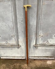 classic brass t-shape golden head handle wooden cane walking stick handmade gift
