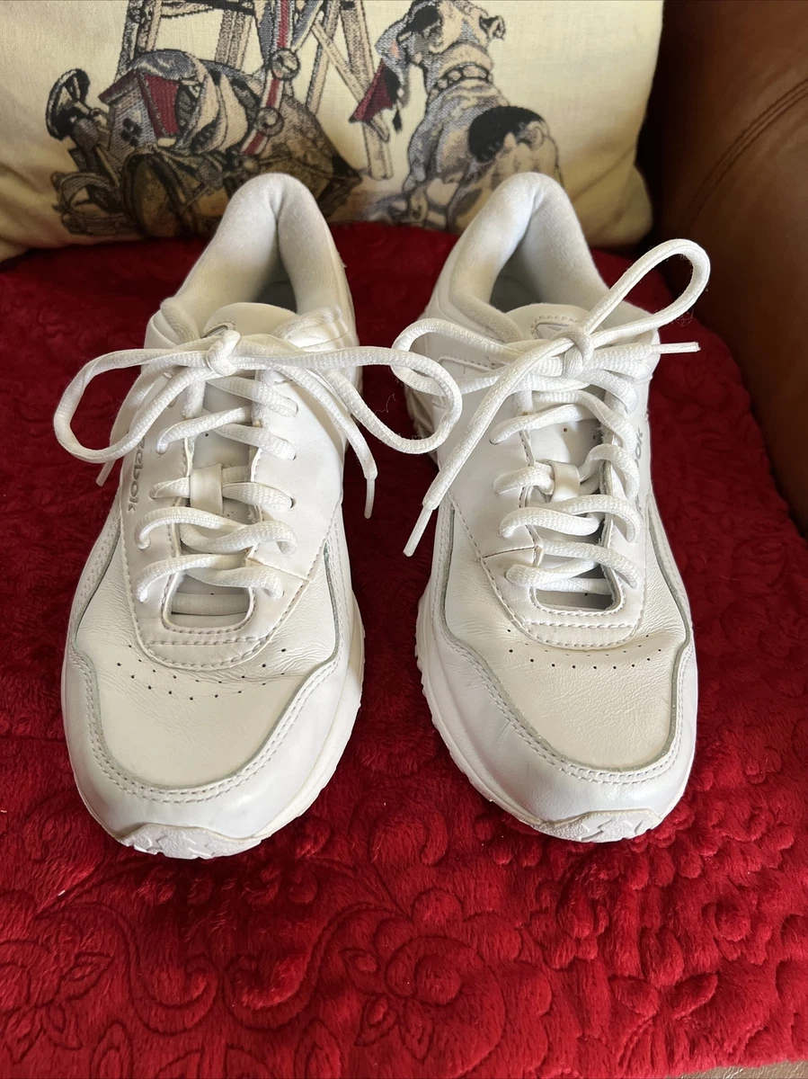 Women's DMX Transition Bridge White Leather Walking Shoes A | eBay