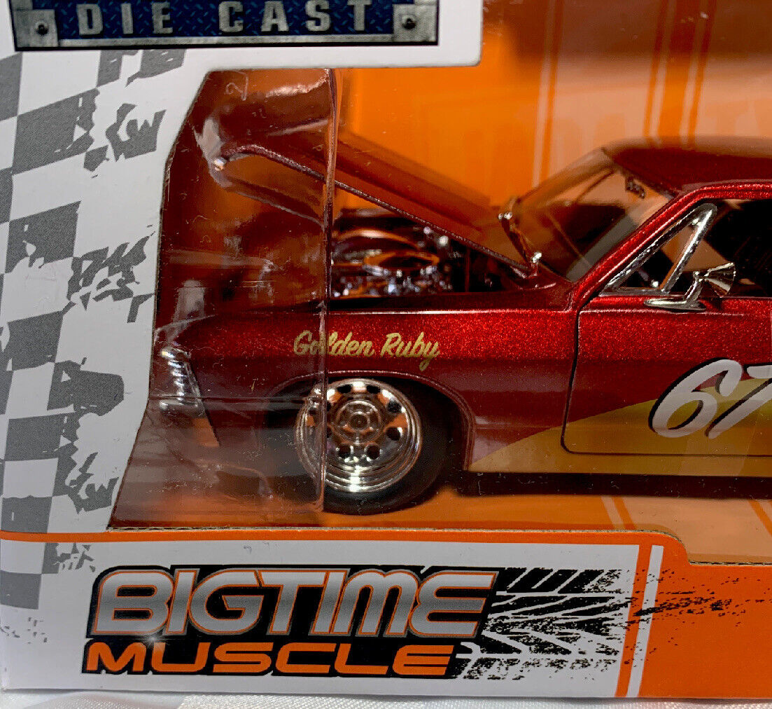 JADA BIGTIME MUSCLE 1:24 Golden Ruby 1967 Chevy Impala SS | eBay