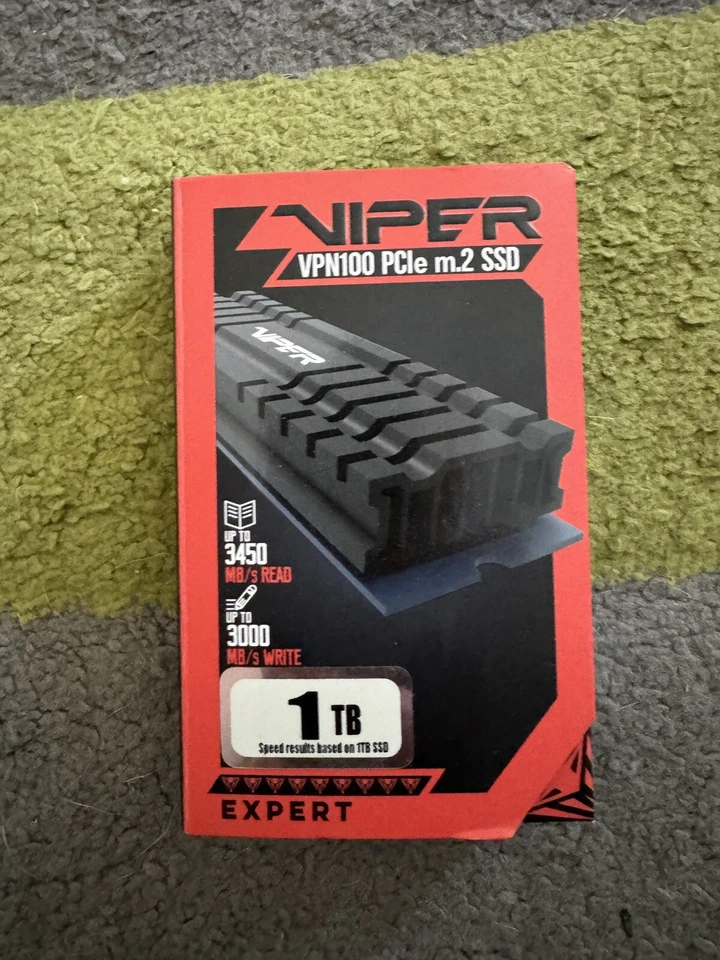 Patriot Viper VPN100 M.2 1TB, Internal, (VPN100-1TBM28H) Solid State Drive