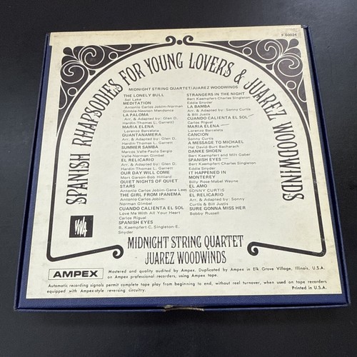 Juarez Woodwinds Spanish Rhapsodies For Young Lovers Reel To Reel - Picture 6 of 7