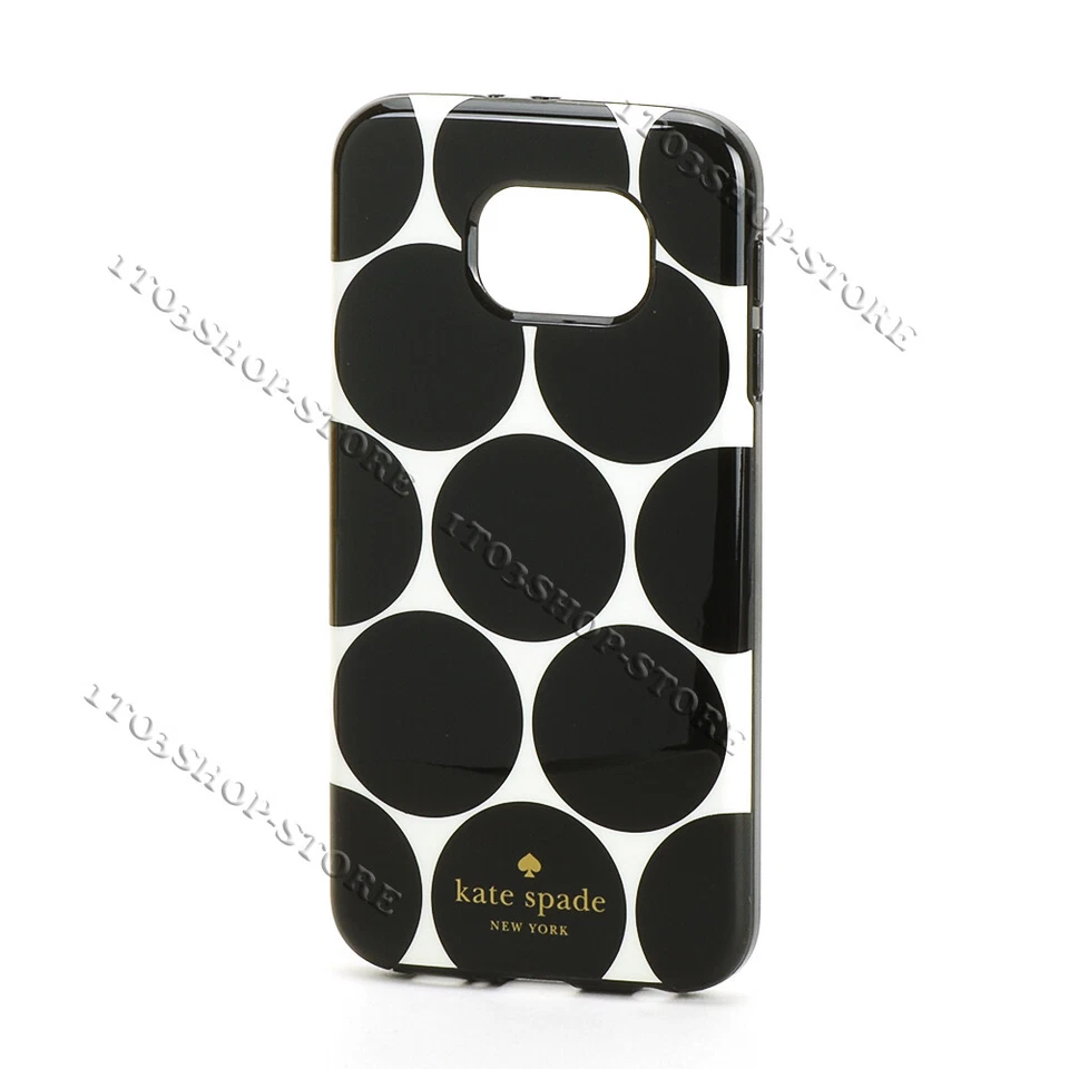 Funda rígida flexible Kate Spade para Samsung Galaxy S6 - Punto Larabee negro Foto 3 de 4