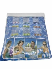 Inflatable Packable Floating Pool Beach Hammock Lounge Chair Water Bed Swimming