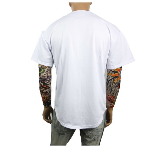 Mens Baseball Jersey Raglan Stripe Sports Uniform Team Hipster Tee Casual S-3X - 第 38/155 張圖片