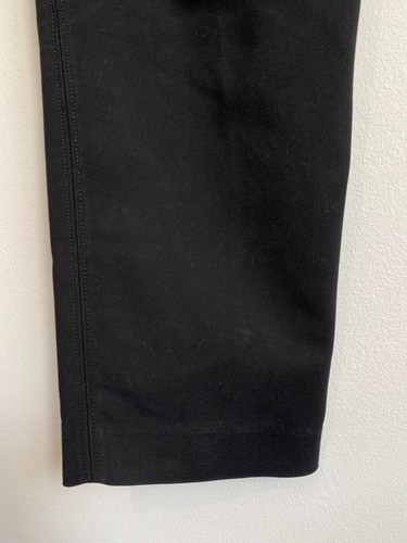 Witchery Cotton Capri Pants Womens Size 10 Black Pockets Zip Tapered Work Comf - Bild 5 von 13