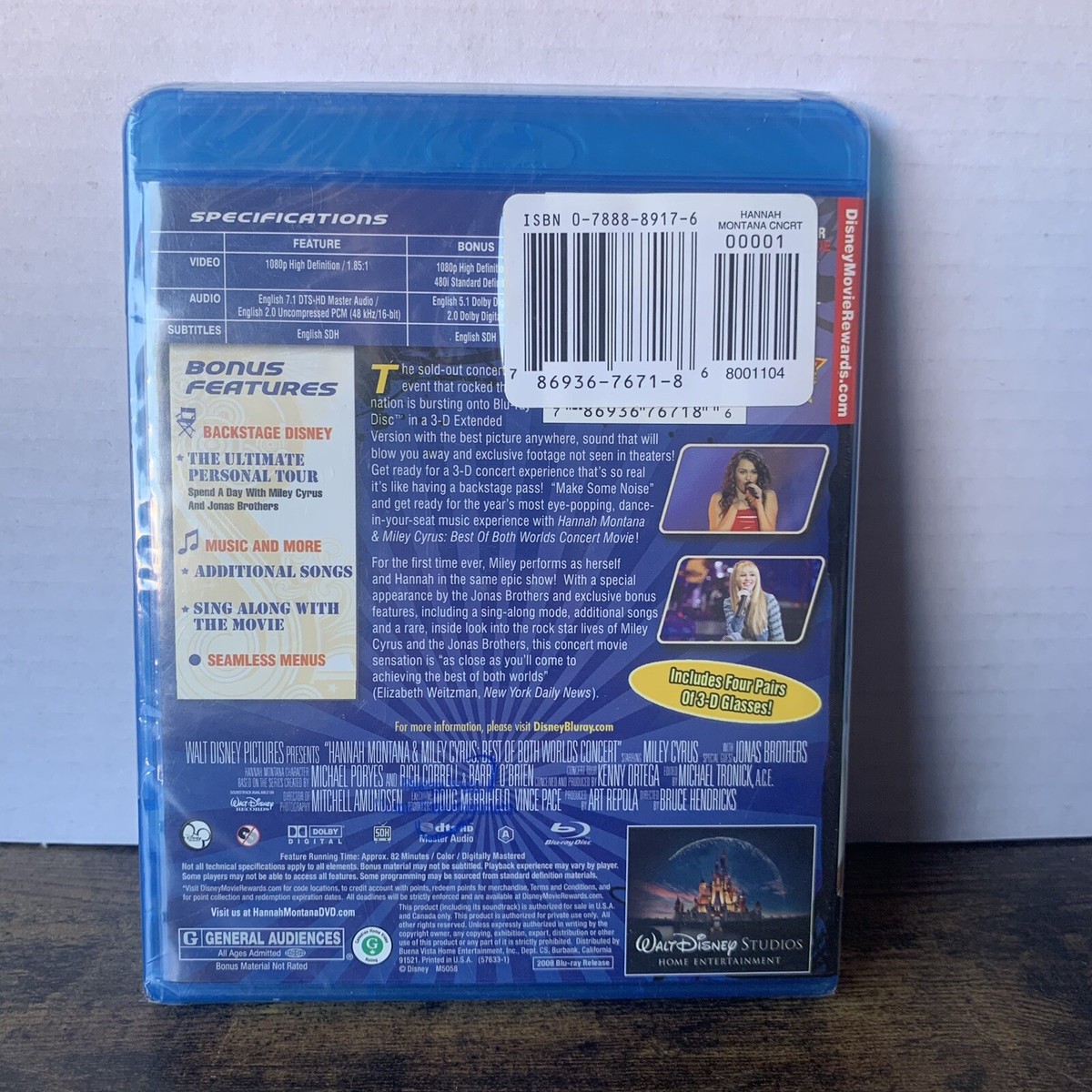 (未使用･未開封品)Best of Both Worlds Concert: The 3-D Movie [Blu-ray] Amazon.com: Best of Both Worlds Concert: The 3-D Movie