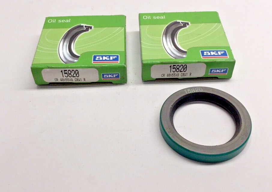 SKF 15820 Seal CR (Pack of 2) 40 ID x 55 OD x 8mm W | eBay