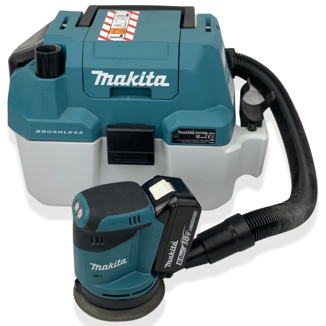 Makita sander with vacuum hot sale
