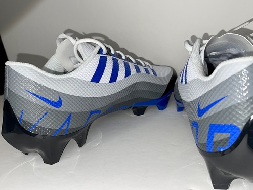 NIKE TEAM ISSUED VAPOR EDGE SPEED 360 AIR MAX ROYAL BLUE WHITE BLACK NEW SIZE 14 - Picture 4 of 6