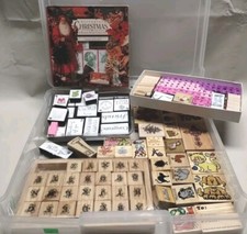 Rubber Stamps  Various Brands of Wood  Foam Stamps  Assorted Sizes  Themes