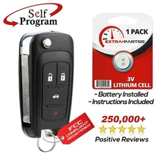 For 2010 2011 2012 2013 2014 2015 2016 Chevrolet Cruze Keyless Remote Key Fob