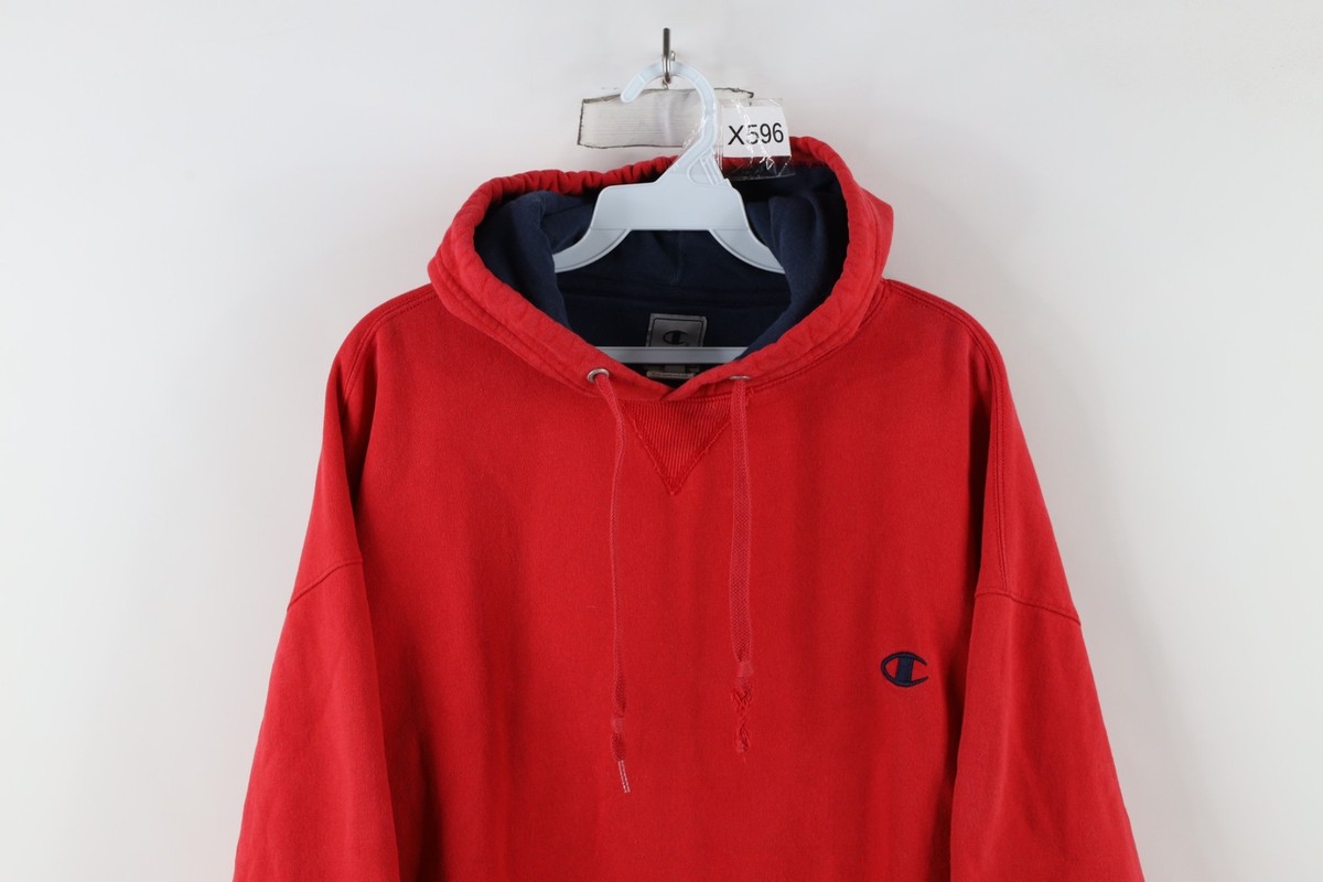 Vtg 90s Champion Mens 2XL Distressed Classic Logo Baggy