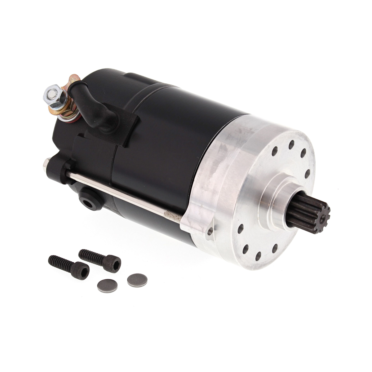 ちぃ　0808 Starter Motor 1.4 Harley FXWG Wide Glide 1980-1988 Black Hitachi