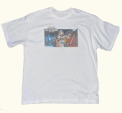 Star Wars Battlefront 2 (2005) White T-shirt XL