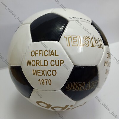 Adidas Telstar Durlast FIFA World Cup Mexico 1970 Soccer Match