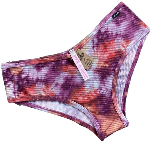 Bikini acanalado Victoria's Secret algodón rosa con etiquetas - Imagen 5 de 10
