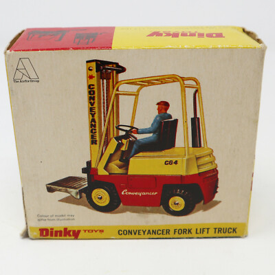 VINTAGE MECCANO DINKY TOYS 404 CONVEYANCER FORK LIFT TRUCK DIECAST