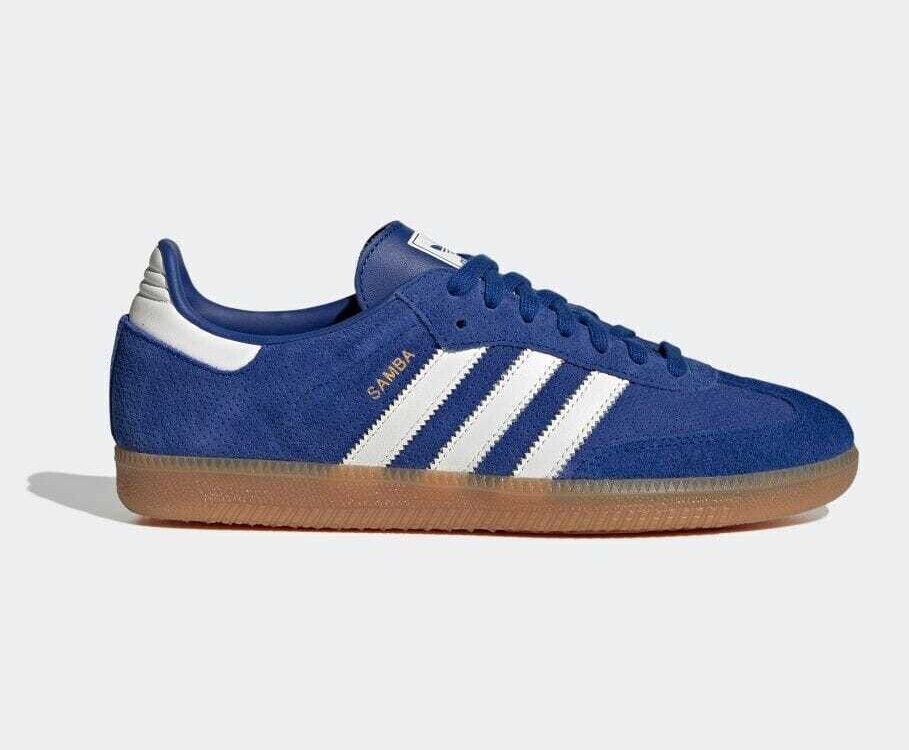 Size 9.5 - Adidas Samba OG Royal Blue Gum for sale online | eBay
