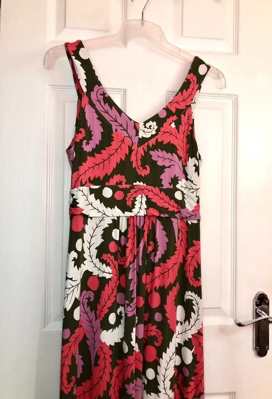 Boden Pink Multicoloured Patterned Sleeveless Mid… - image 14