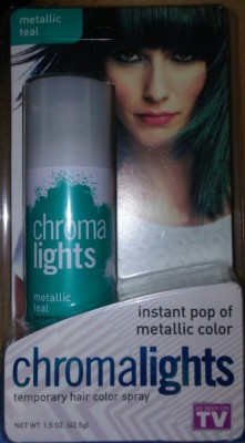As Seen On TV ChromaLights Instant pop of Metallic Teal Color 