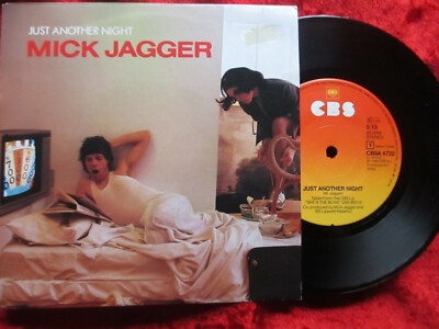 S Mick Jagger - Just another girl (1985) HOLLAND 7'' (kleines Mittelloch)