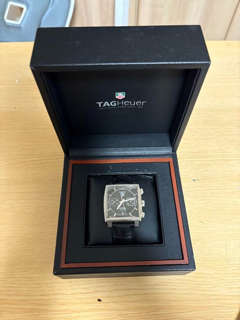 Tag Heuer Monaco Calibre 12 Chronograph CAW2110.FC6177 with Box