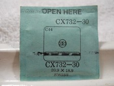 GS CX732-30 Watch Crystal Fit Swiss - 20.9 x 18.9 mm - Replacement / Repair