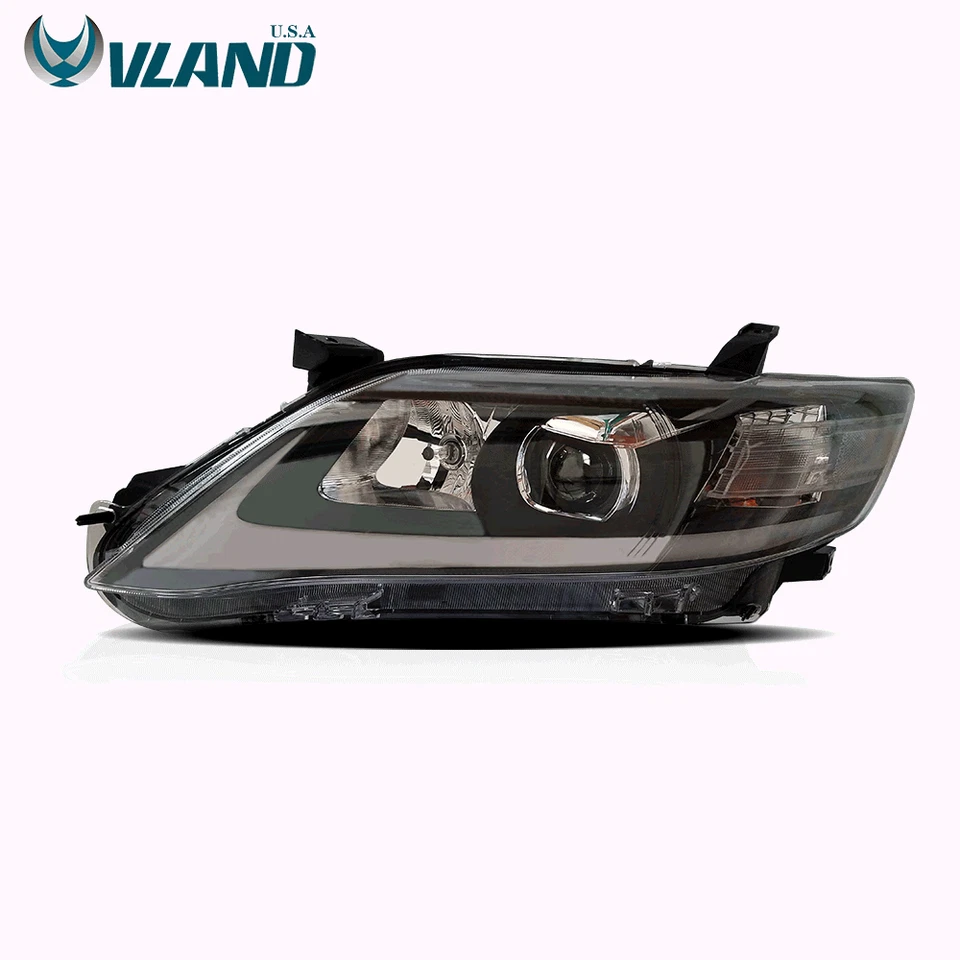2* VLAND LED DRL Headlights For 2009-2011 Toyota Camry W/ Sequential Indicator - Image 3 of 4