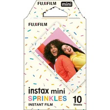 Mini Instant Film 10 Exposures Rainbow Sprinkles Design for Instant