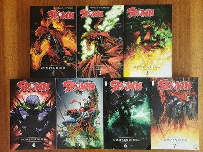 Spawn Compendium Vol 1-7 Complete TPB Set ~ HTF!