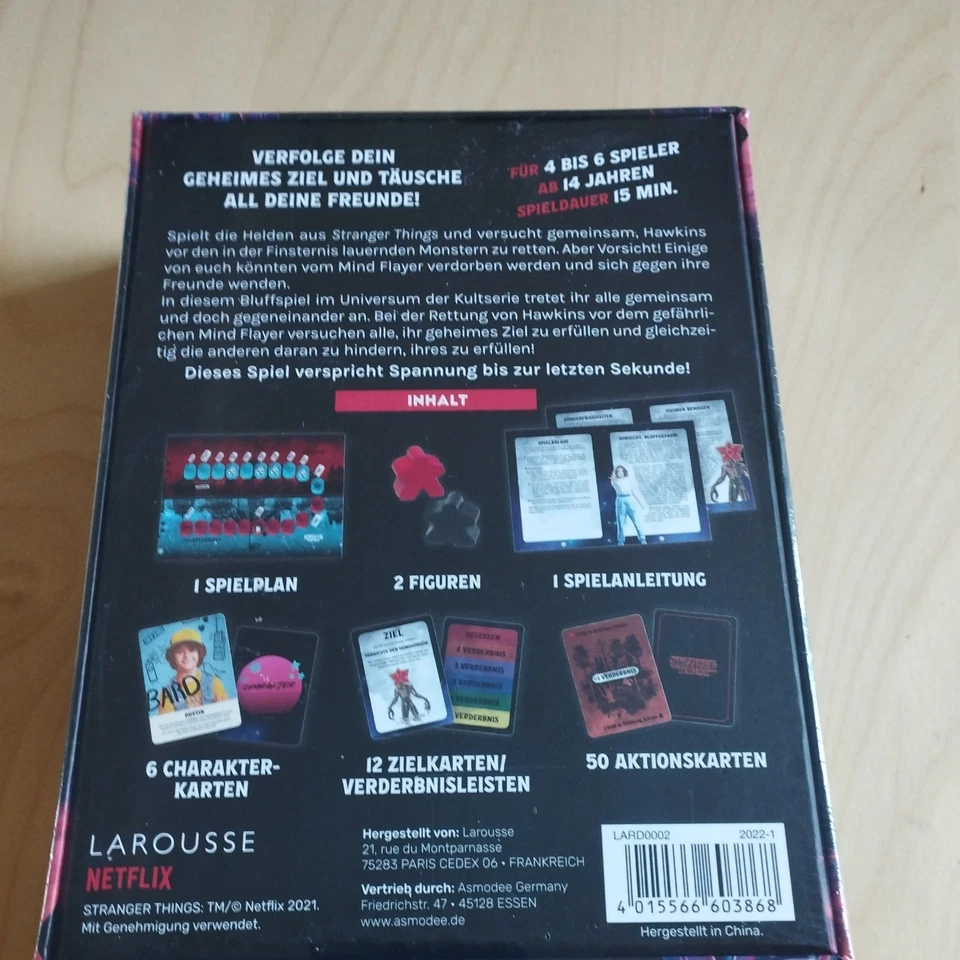 Stranger Things Rettet Hawkins Gesellschaftsspiele Escape Game Karten NEU/OVP - Bild 2 von 2