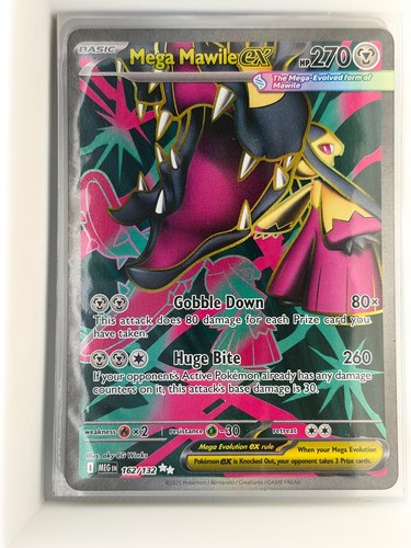 Mega Mawile ex 162/132 Ultra Rare Mega Evolution Pokemon NM Holo