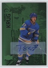 2023-24 Skybox Metal Universe Green Auto 6/10 Torey Krug #006 Auto 0td