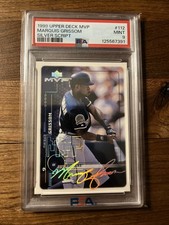 1999 Upper Deck MVP Silver Script /25 Marquis Grissom #112 PSA 9 Brewers! Pop 1!