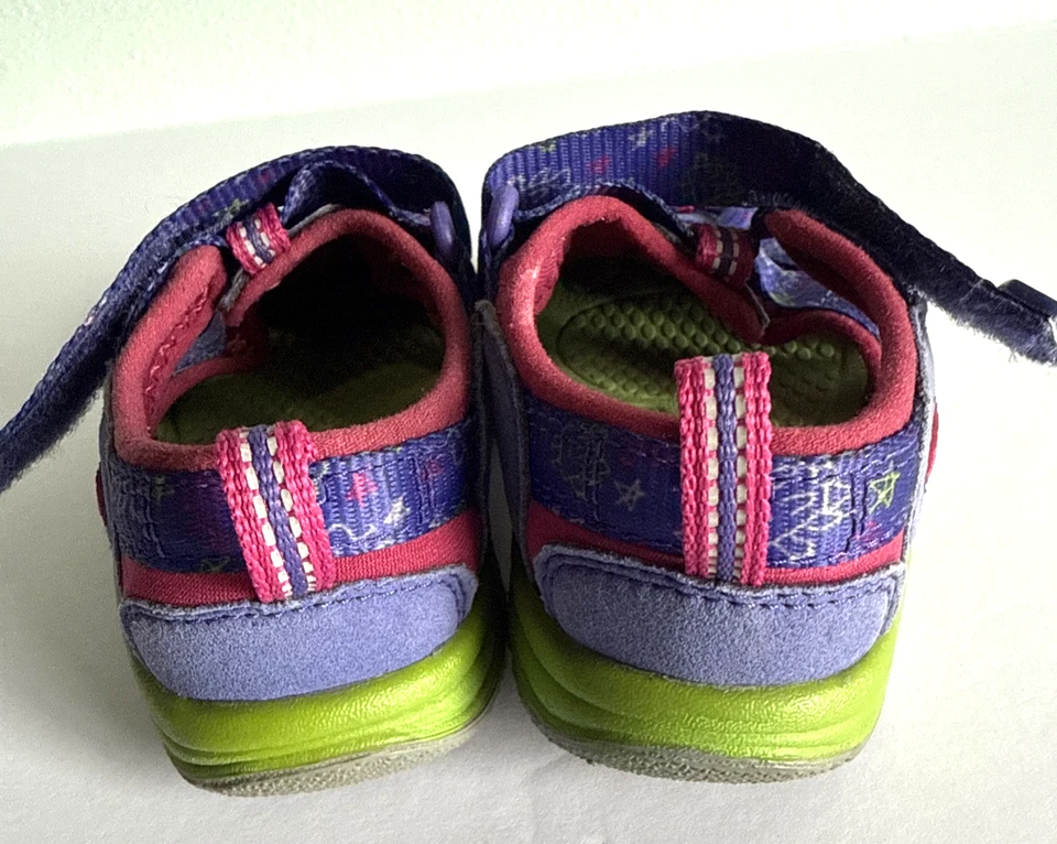 KEEN Newport H2 Sport Sandal, Purple/Pink stars fairy, Toddler Size 7 - Image 4 of 4